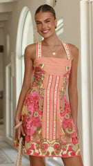 Milana Mini Dress - Melon