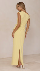 Lealah Maxi Dress - Yellow