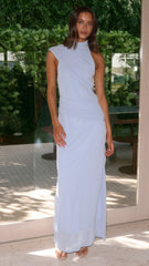 Via Maxi Dress - Blue