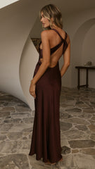 Eva Maxi Dress - Chocolate