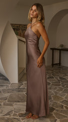 Chiara Maxi Dress - Mushroom