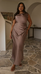 Gigi Maxi Dress - Mushroom