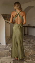 Eva Maxi Dress - Olive