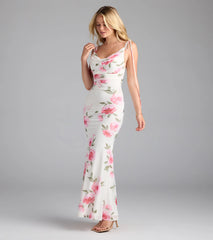 Now In Bloom Open Back Floral Maxi Dress