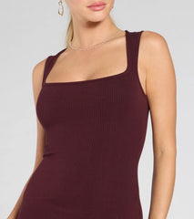 Contemporary Sleek Bodycon Midi Dress