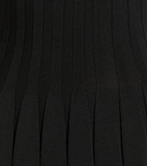 Radiant Cutie Halter Rib Knit Skater Mini Dress
