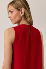 Sassy in Red Dress