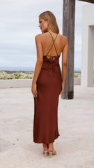 Chiara Maxi Dress - Brown