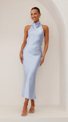 Rina Midi Dress - Blue Bell