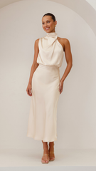 Esther Maxi Dress - Soft Gold