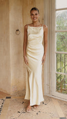 Ava Maxi Dress - Yellow