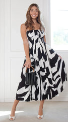 Arcan Midi Dress
