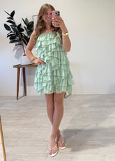 Spearmint Mini Dress