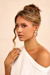 Disco Sole Earrings - Rose Gold