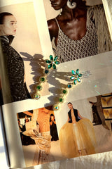Ethereal Drop Earrings - Green
