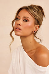 Beats For You Earrings - Brown