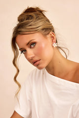 Begin Again Earrings - White