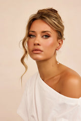 Make It Mini Earrings - White