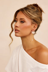 Make It Mini Earrings - White