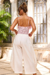 Soft Whispers Lace Bodysuit - Pink
