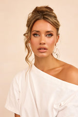 Halo Charm Earrings - Blush