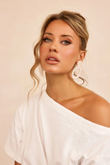 Halo Charm Earrings - Blush