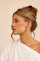 Celestial Vine Earrings - Clear