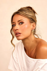 Petal Sketch Earrings - Multi