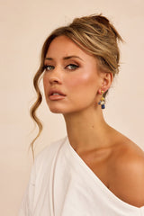 Azure Drift Earrings - Blue