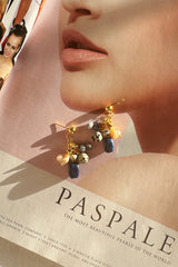 Azure Drift Earrings - Blue