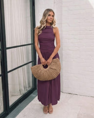 Balayage Dress - Wine | Women's Maxi Dress