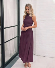 Balayage Dress - Wine | Women's Maxi Dress