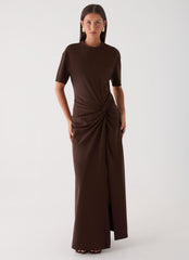 Celyse Maxi Dress - Chocolate