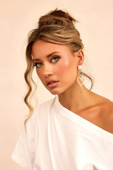 Heart Pearl Earrings