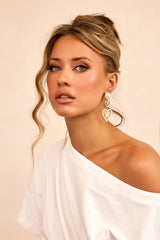 Heart Pearl Earrings