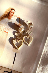 Heart Pearl Earrings