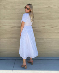 Iolana Dress - White | Women's Cotton Smock Midi Dress