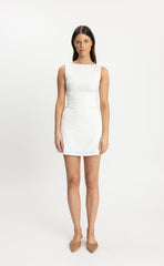 Heatwave Mini Dress (White)
