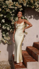 Willow Maxi Dress - Lemon