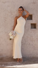 Chiara Maxi Dress - Soft Gold