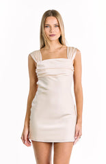 Macayle Cream Mini Dress