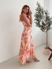 Mariel Pink Floral Dress | Women's Floral Mini Dress