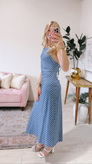 Market Vibes Striped Midi Dress