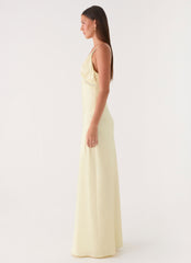 Tove Lace Maxi Dress - Yellow