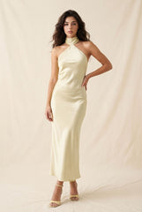yasmine elegant Satin dress