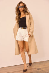 Calla Lilly Trench Coat - Camel