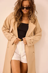 Calla Lilly Trench Coat - Camel