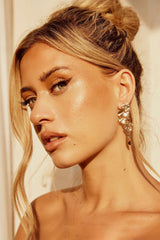 Cosmos Earrings - Gold