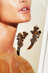 Cosmos Earrings - Gold