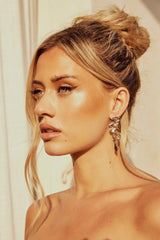 Cosmos Earrings - Gold